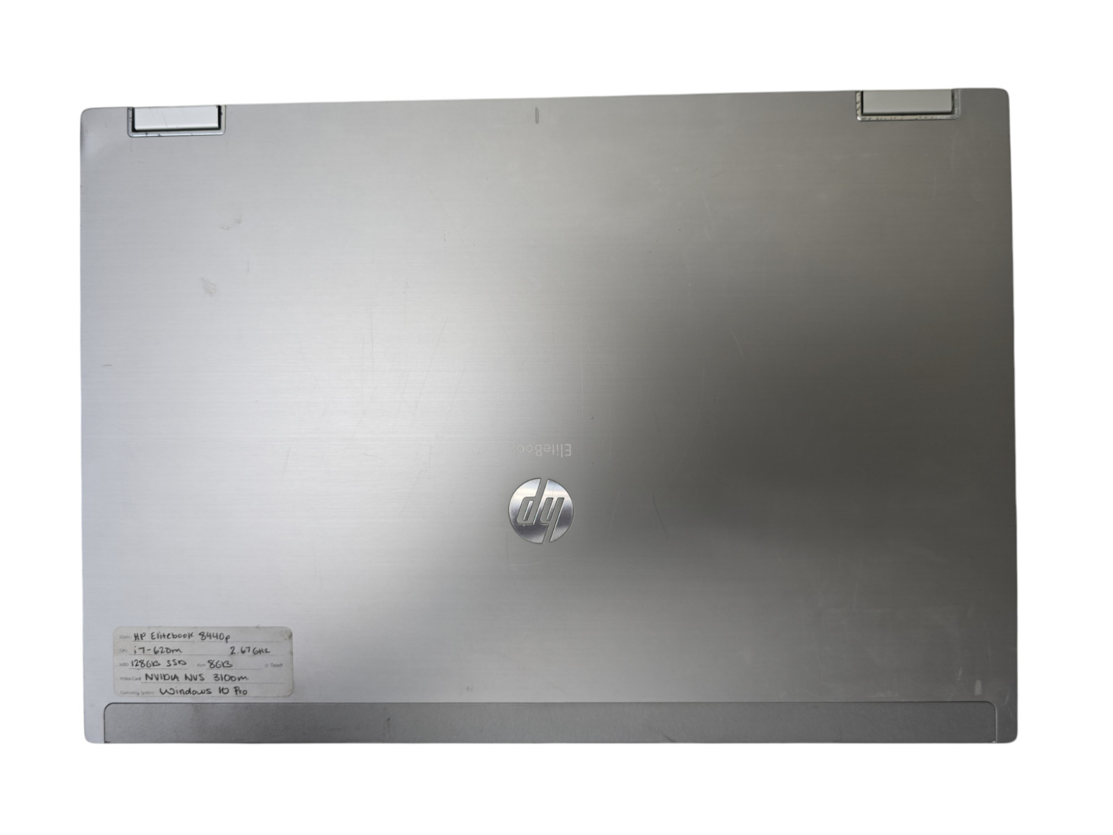 HP Elitebook 8440P i7-620M@2.67GHz 128GB SSD 8GB Ram Win 10 Pro Tested