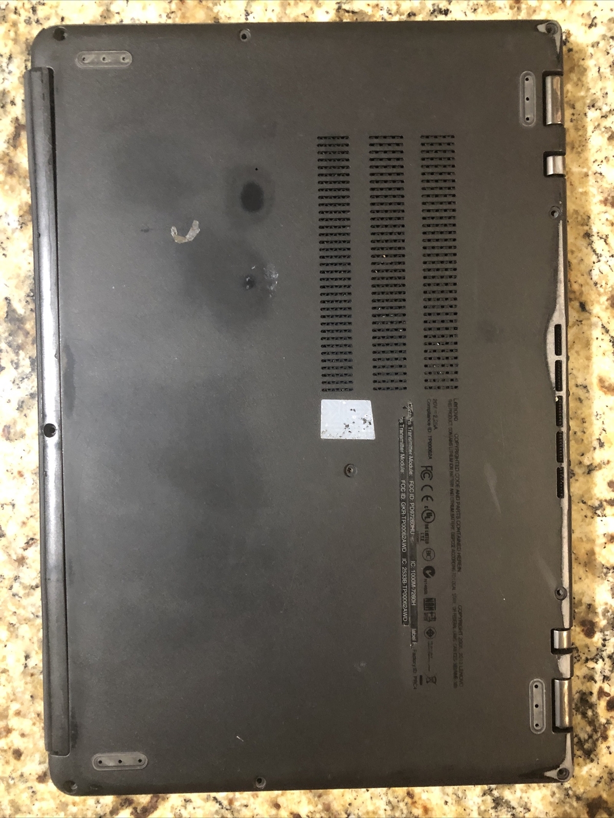 Lenovo ThinkPad Yoga Core i7, No Power INCOMPLETE (Read)