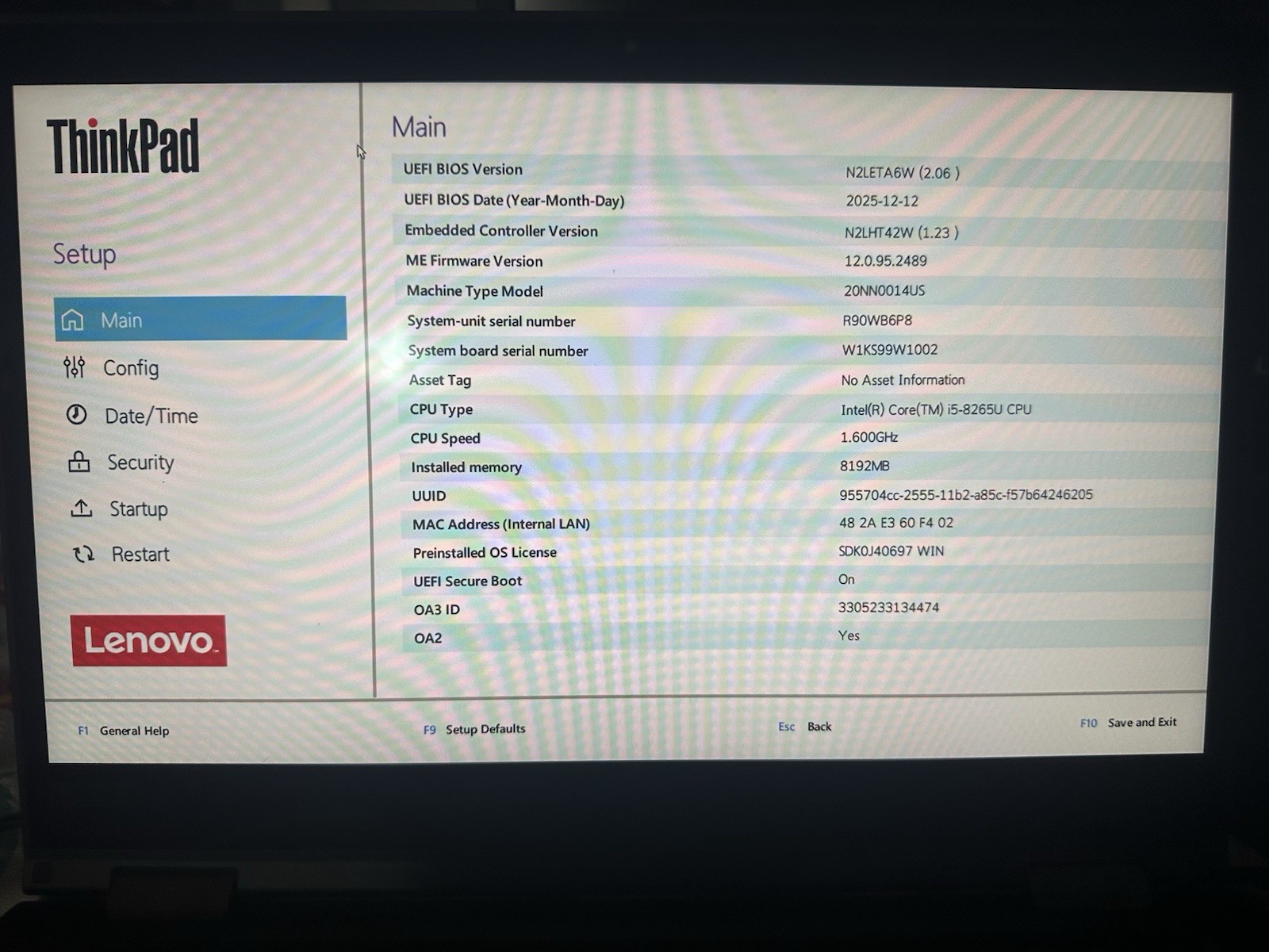 Lenovo ThinkPad X390 – i5 8265, 8GB RAM, 128 GB SSD, Win 11 Pro w/Dock