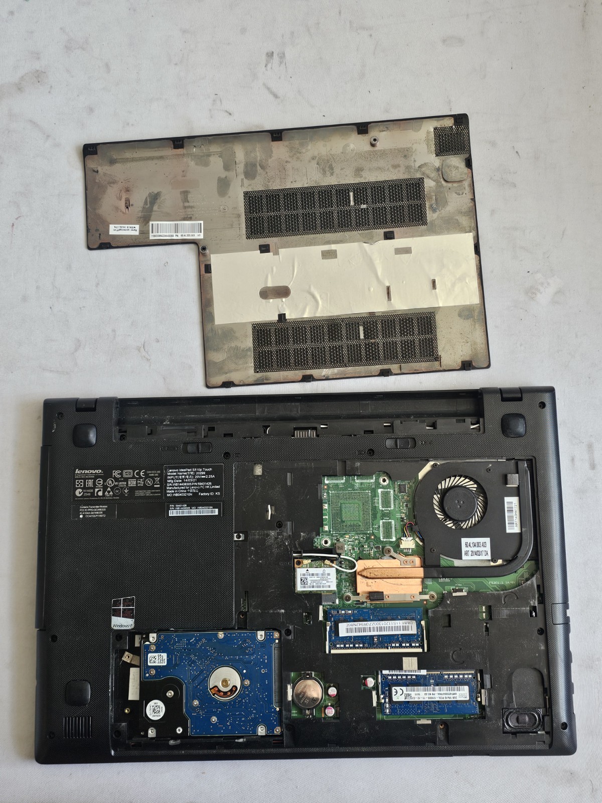 Lenovo IdeaPad S510p Touch Laptop – Intel i5-4200u – 6GB RAM – Parts/Repair READ