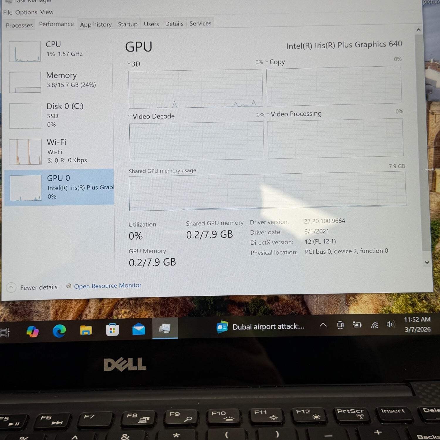 Dell XPS 9360 13.3″ i7-7660u 2.5GHz 16GB RAM 256GB SSD