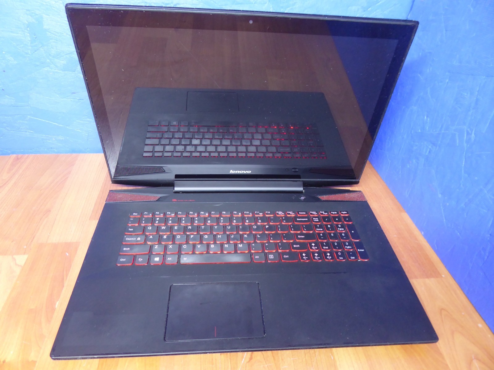 LENOVO y70-70 TOUCH 17.3″ LAPTOP for parts or fix – sold as-is as pictured 80du