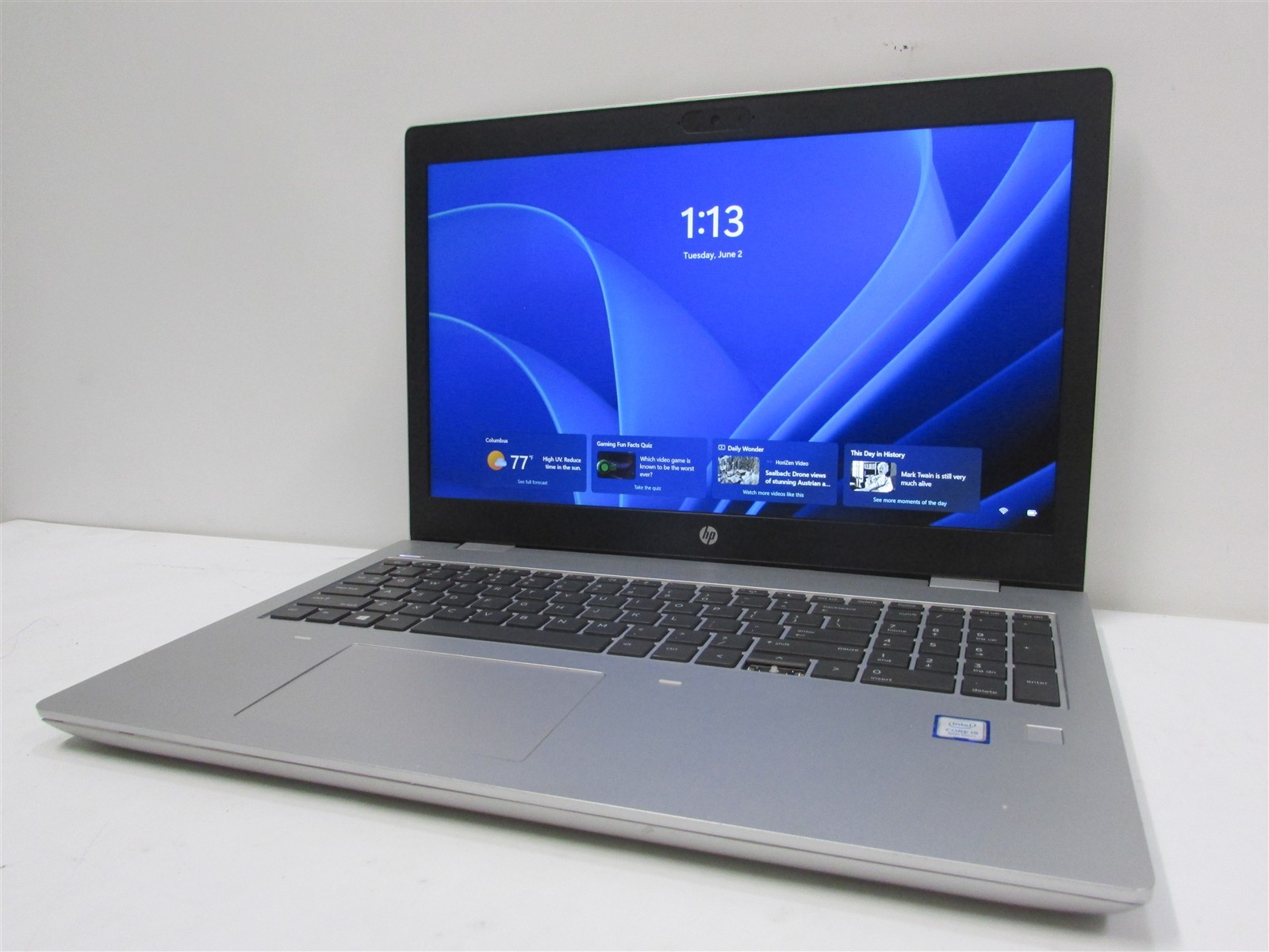 HP Probook 650 G5 i5-8265U 1.6GHz 16GB RAM 256GB m.2 15.6″ Win 11 Home MISS KEY