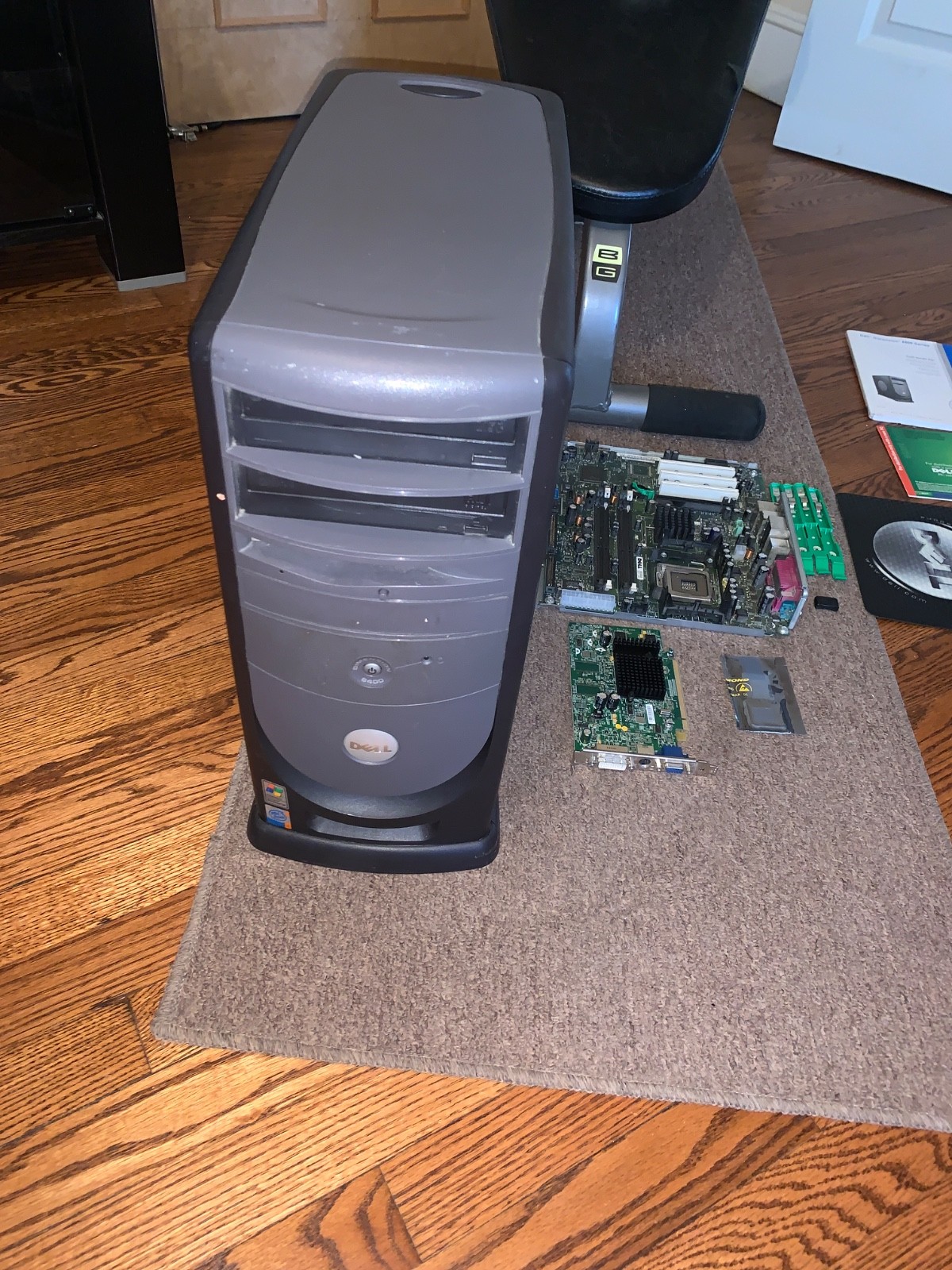 dell dimension 8400 3.4Ghz for parts (READ DESC)