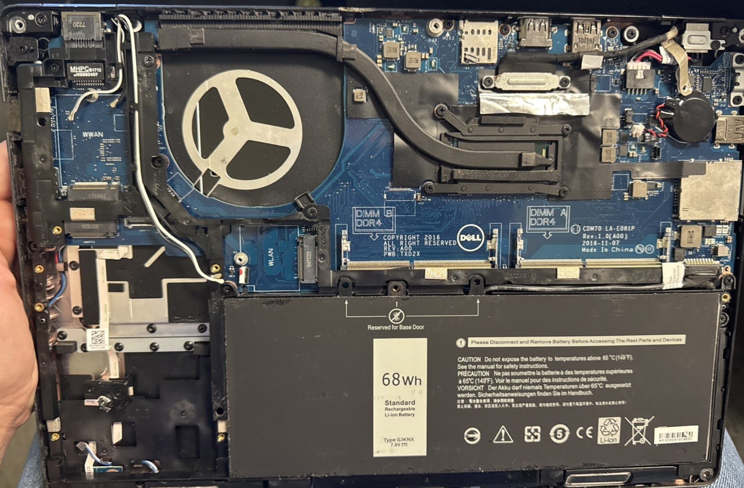 Dell Latitude 5480 Intel Core i5 7th Gen NO RAM, NO HDD