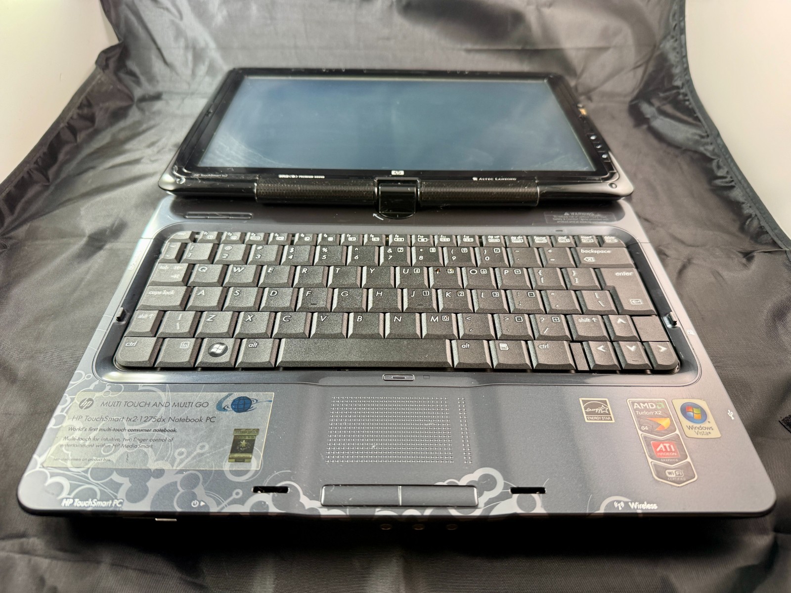 HP TouchSmart TX2-1275DX Notebook – Laptop AMD Turion X2 ATI Radeon Graphics