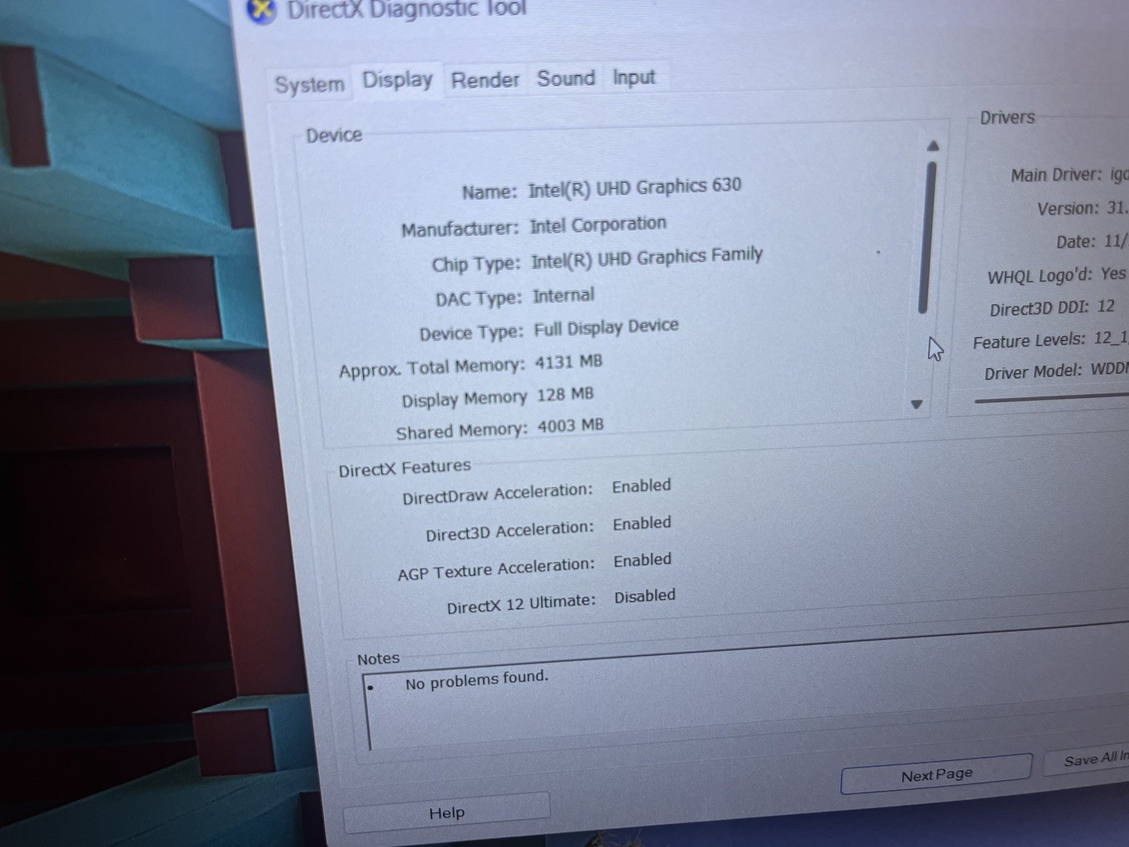 Dell Latitude 5591 i7-8850H 2.60 GHz 8Gb SSD 256Gb