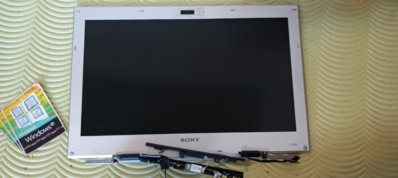 COVER + FRAME + FLAT + WEBCAM HINGES INCLUDING LCD SONY VAIO VPCS PCG-4121EM