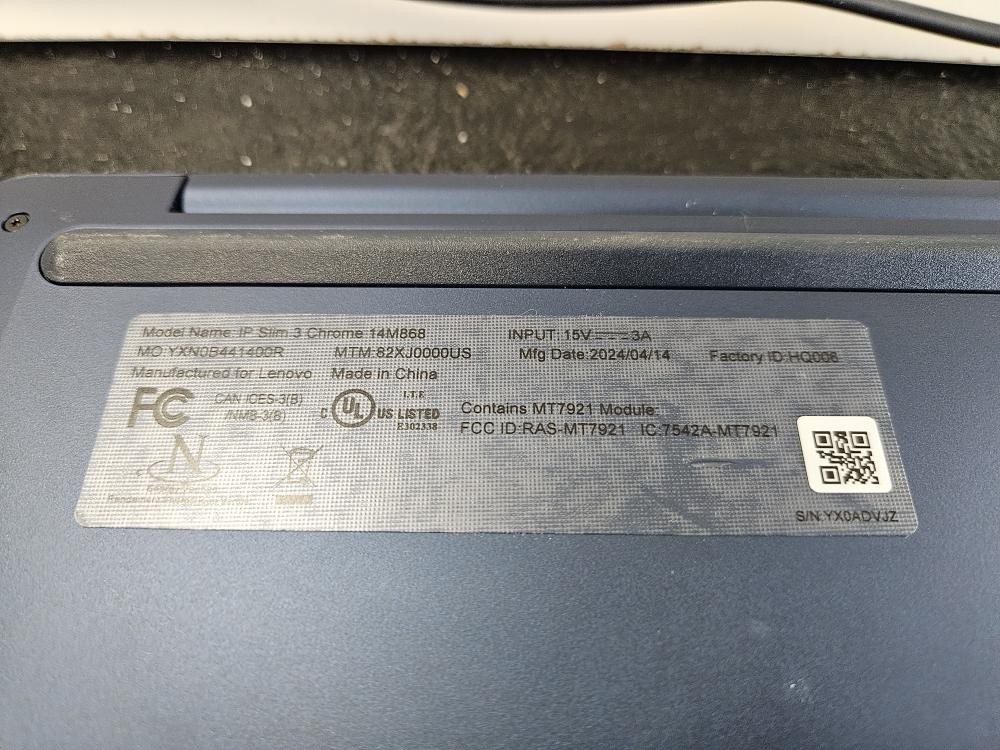 LENOVO IP SLIM 3 CHROME 14M868 (P27012732)