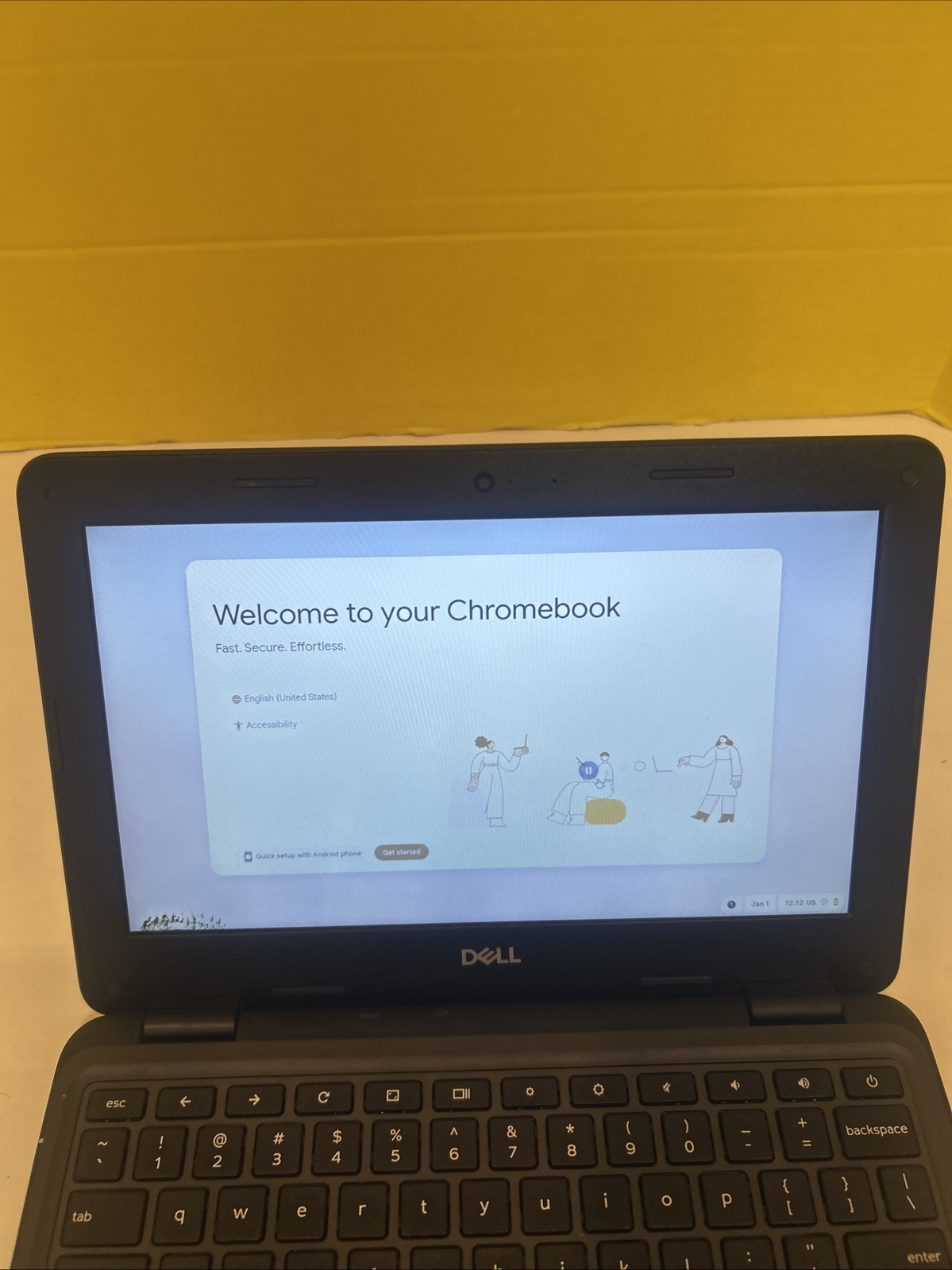 Dell Chromebook 3100 Touchscreen Working Great Screen Imperfections No ac charg
