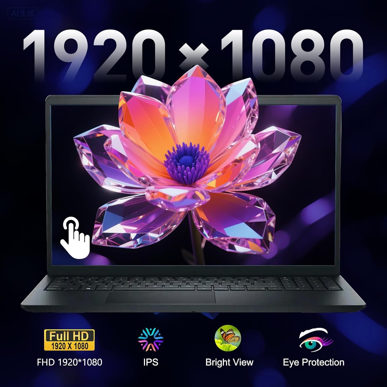 Dell Inspiron 15 Touchscreen Laptop 15.6″ FHD Intel i5-1334U 8GB RAM 512GB SSD