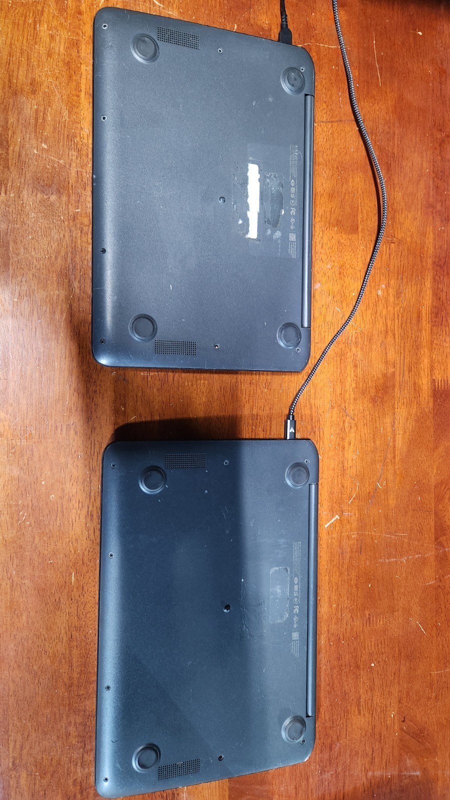Lot of 2 HP Chromebook 11 G6 EE- MDM- For Parts