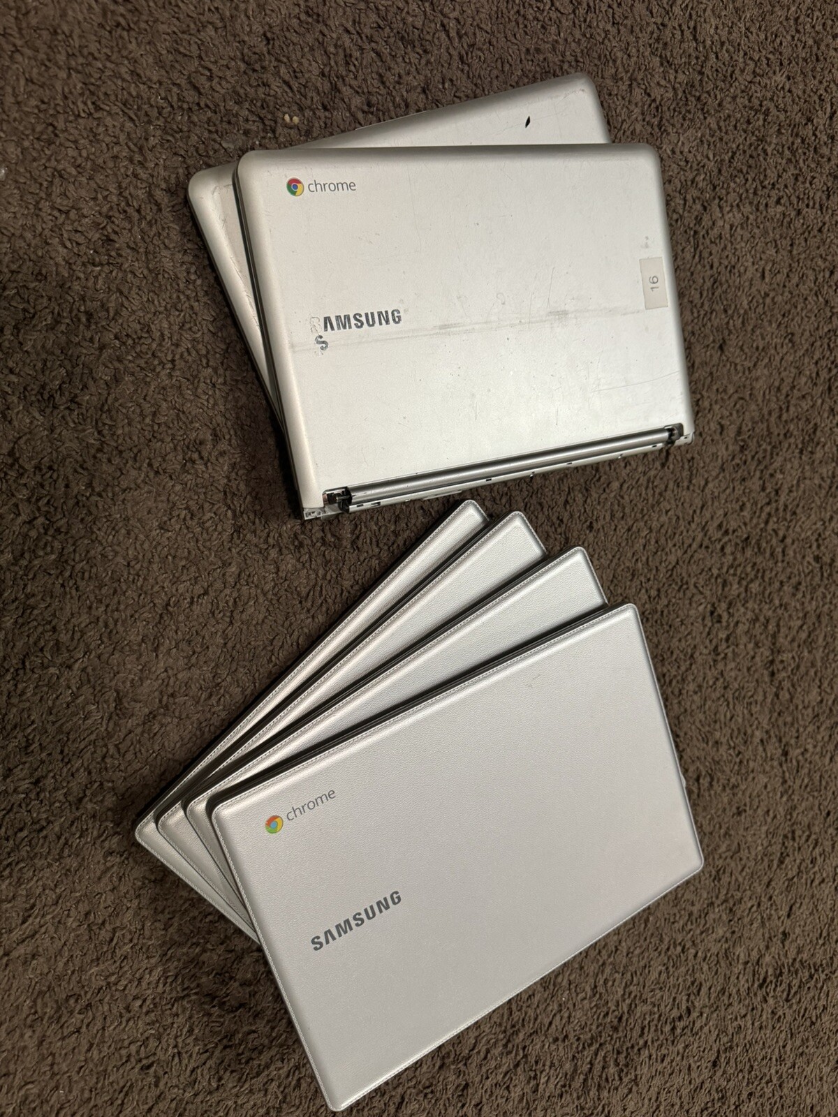 Lot Of 6 Samsung Chromebook XE500C12 And XE303c12 For Parts