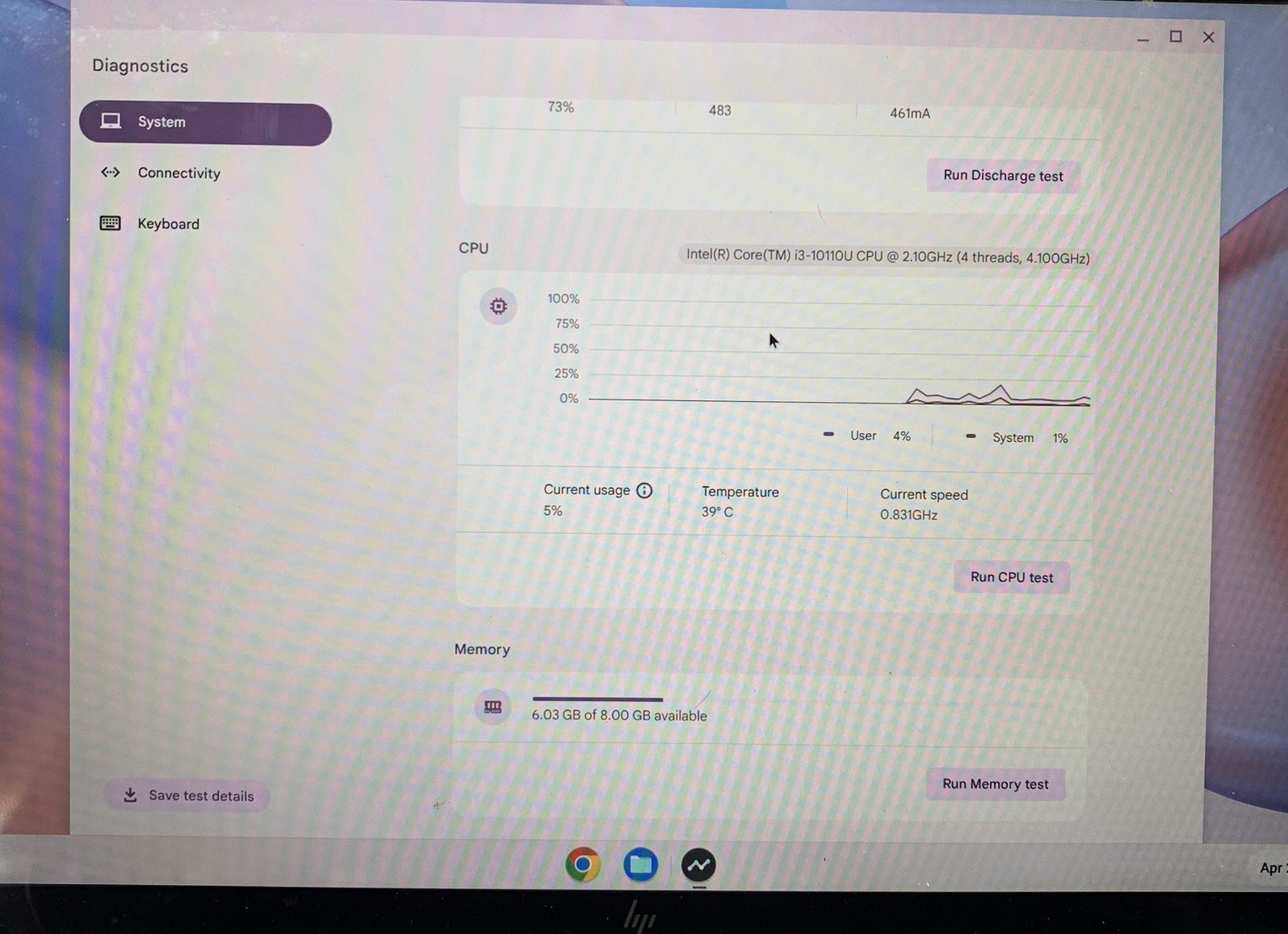 HP Chromebook x360 14c-ca0053dx 14″ Touch i3-10110U@2.1GH 8GB RAM 64GB eMMC SSD