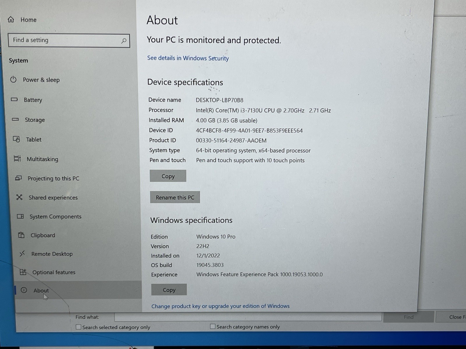 Acer Switch 5 2-in-1 N17P5 Core i3-7130U 2.70GHz 128GB SSD 4GB Ram #7