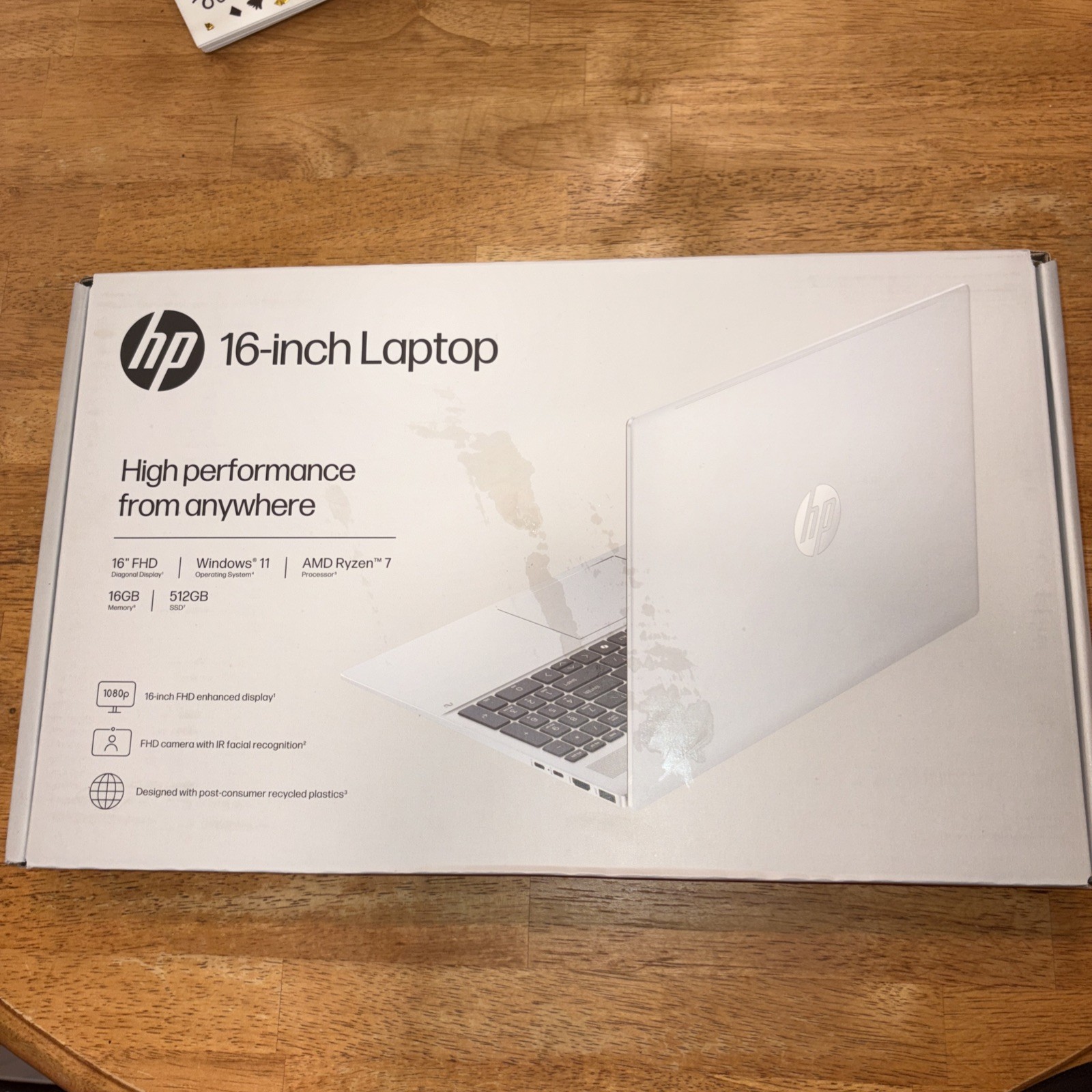 HP OmniBook 5 16 inch 2K Laptop Next Gen AI PC AMD Ryzen AI 7 350 16GB RAM 512GB