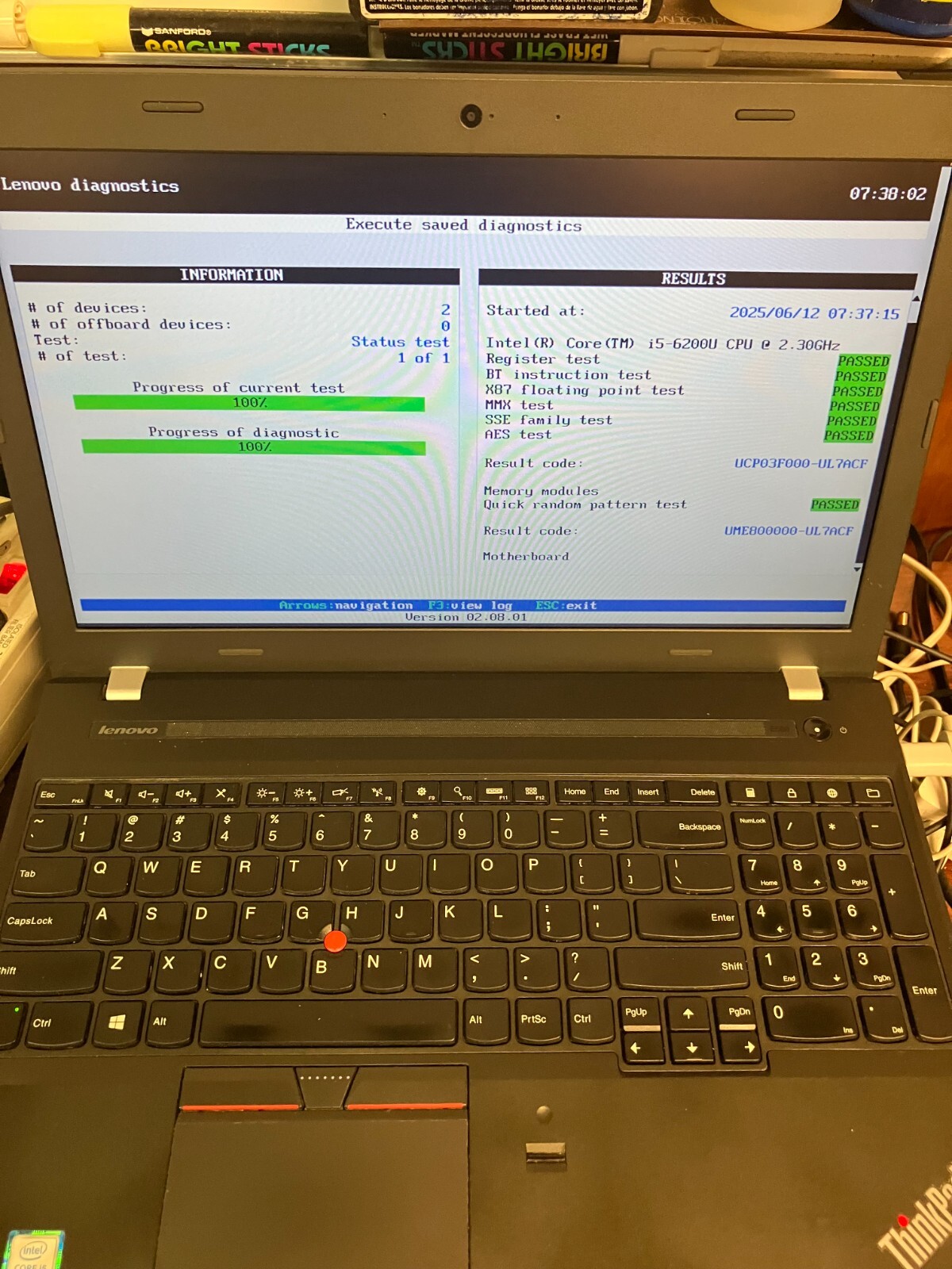 Lenovo ThinkPad E560 15″ Intel Core i5-6200U 2GB RAM NO HD FOR PARTS