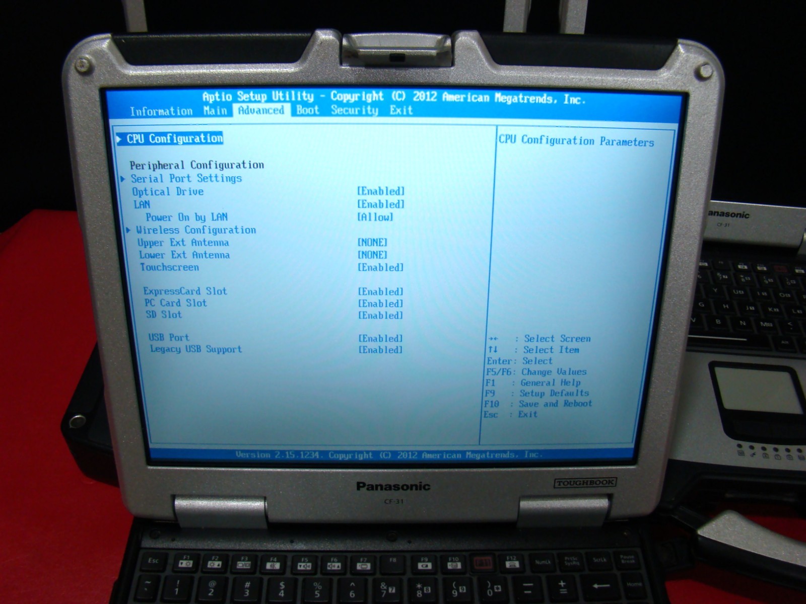 Panasonic Toughbook CF-31 MK5 i5-5300U 2.3GHz 8GB RAM NO HDD Caddy NO AC Adapte