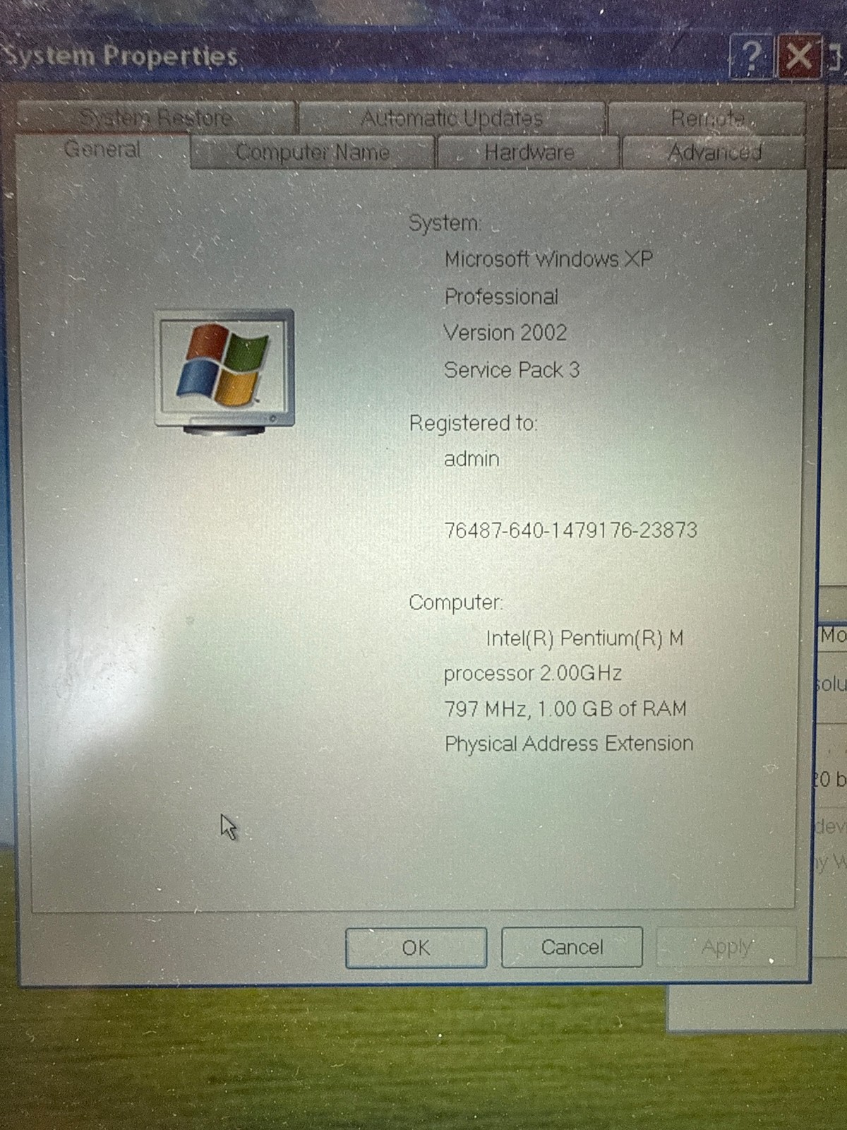 Dell Latitude D810 15.4″ Pentium M 2.00GHz 1GB 120 HDD Win XP 1920×1200