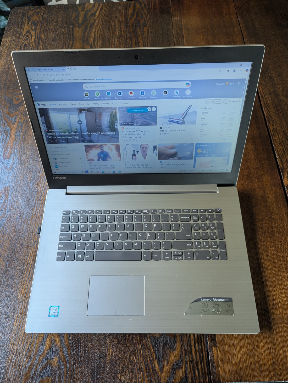 Lenovo Ideapad 320-17IKB 17.2in 1 TB HD 8 GB RAM i5-7200U Notebook Computer