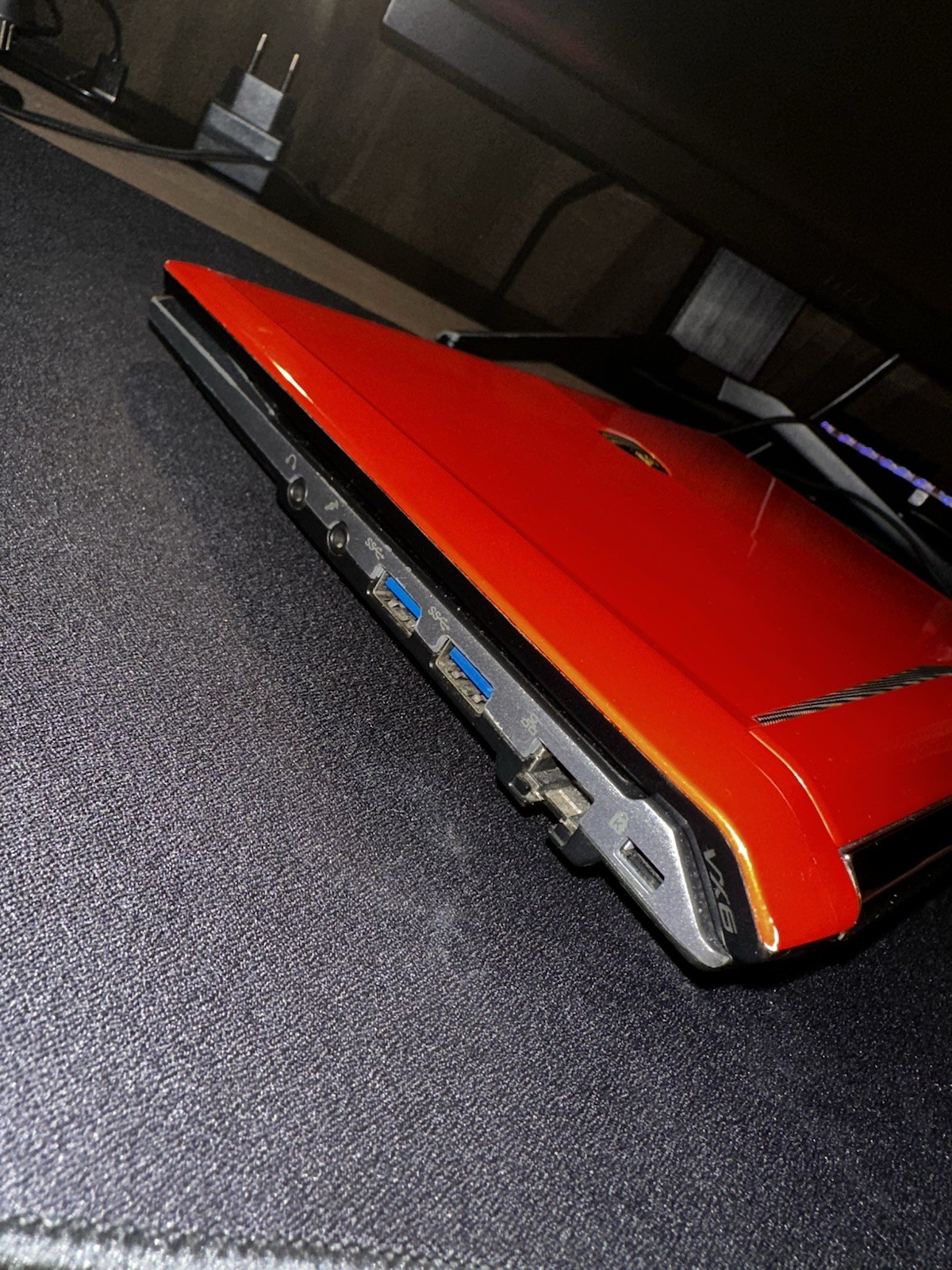 RARE ASUS VX6 Lamborghini Edition Red Laptop Windows 7 12″ Webcam HDMI USB 3.0