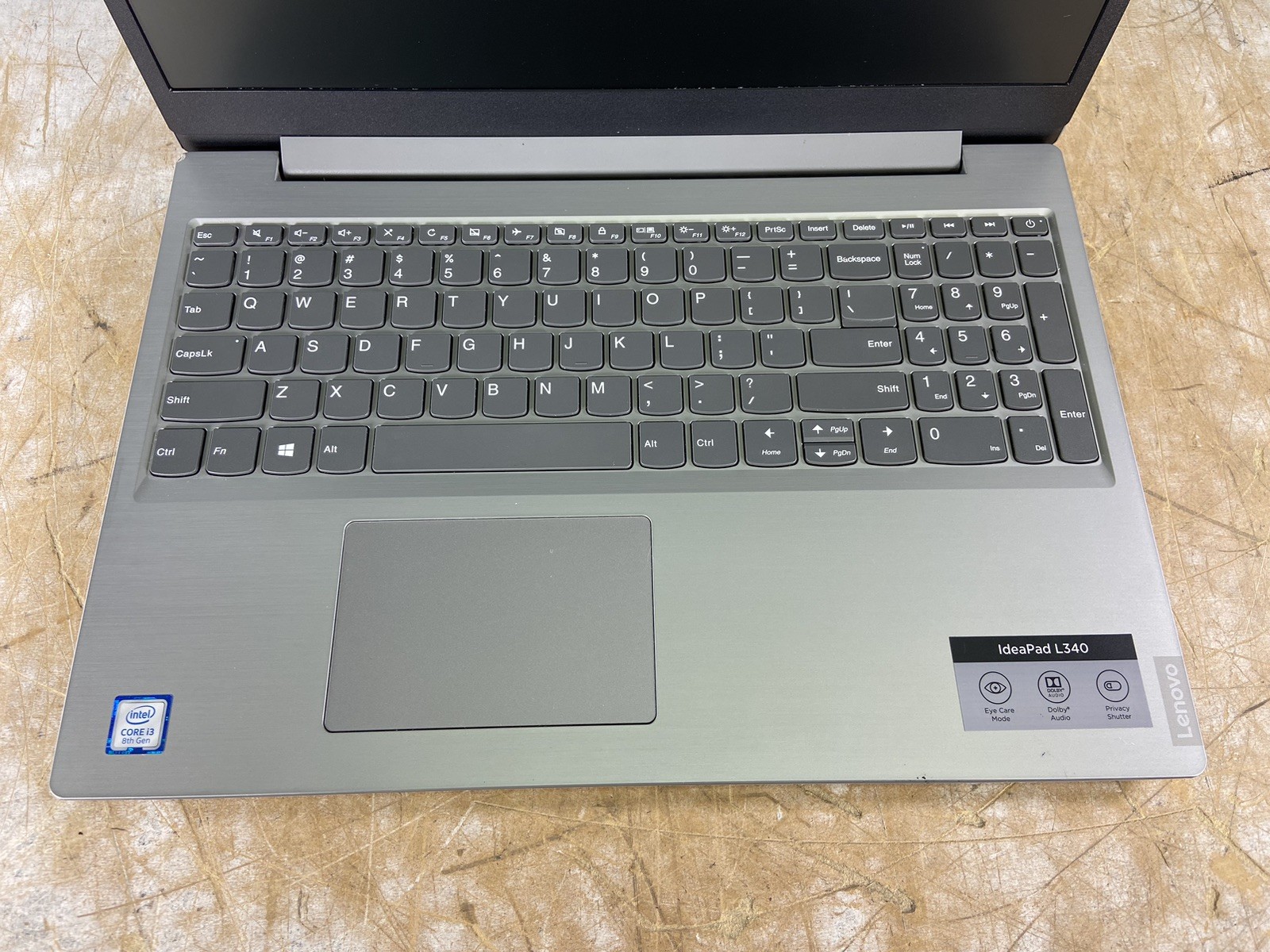 LENOVO IDEAPAD L340-15IWL i3-8145U @ 2.10GHz, 8GB RAM, NO HDD/OS