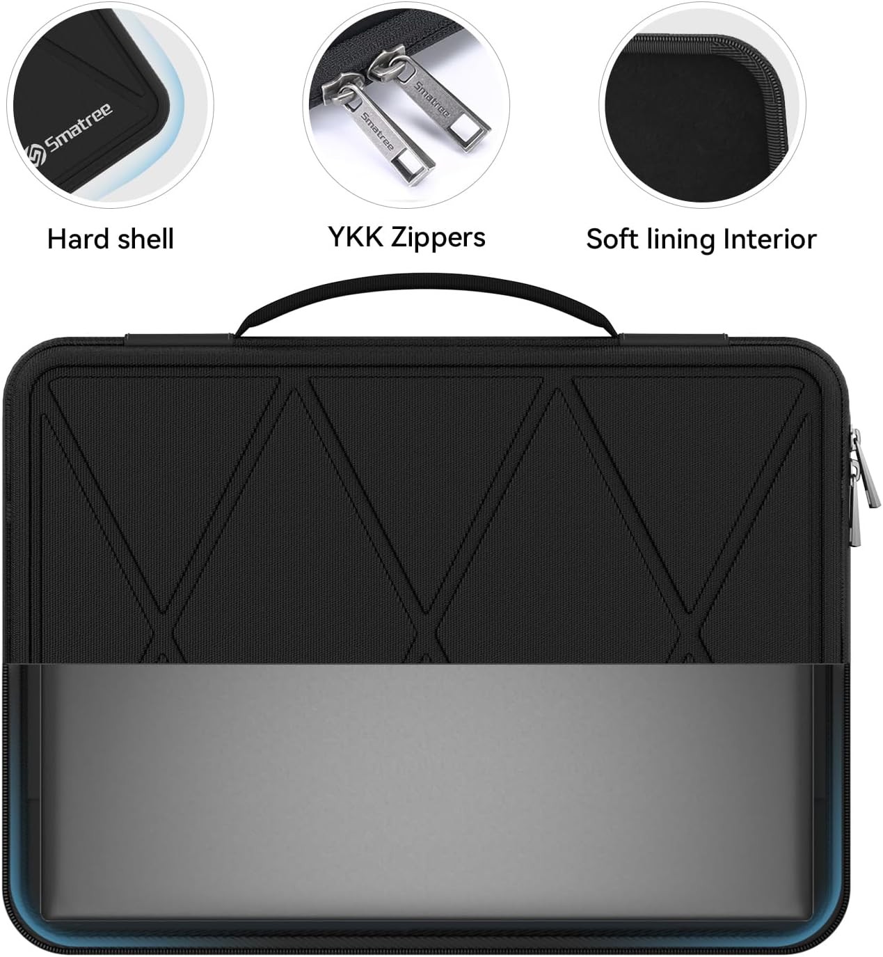 Hard EVA Protective Sleeve for 14inch Latitude 7430 Laptop or 2-in-1 Case