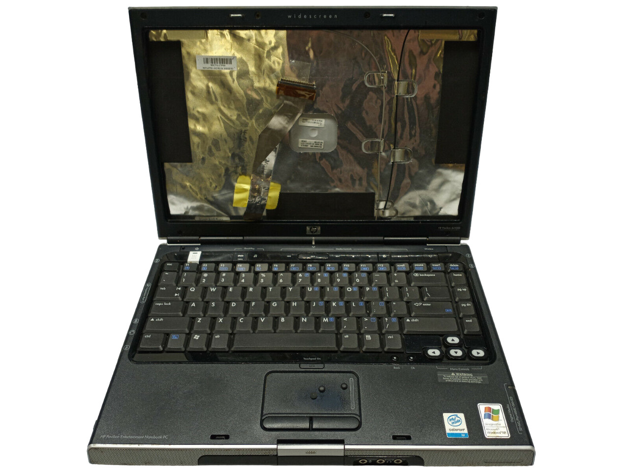 HP Pavilion dv1000 Laptop No Ram/HDD/Ram Cover/Screen FOR PARTS