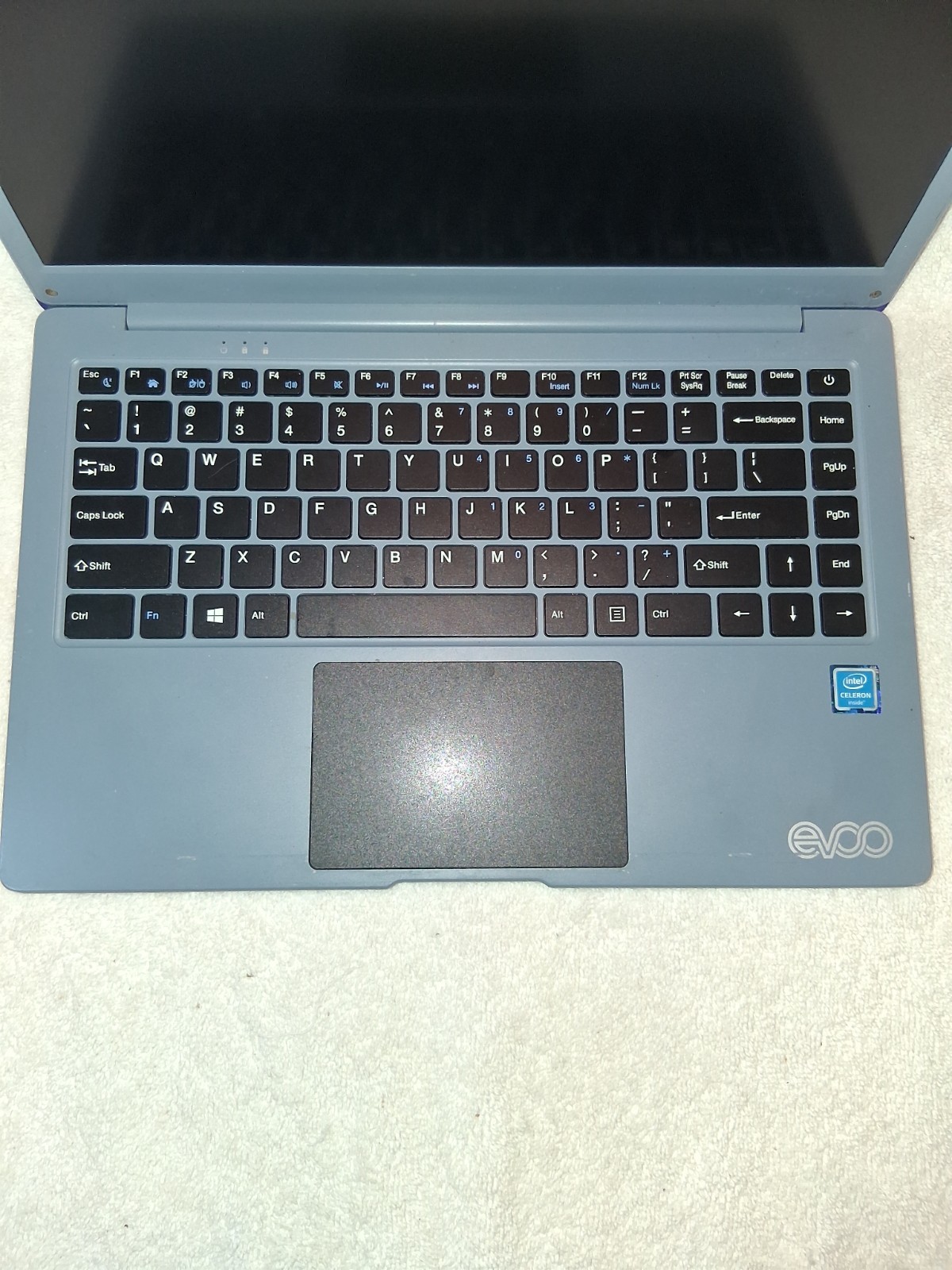 EVOO EVC141-6PR-1 INTEL CELERON 14 inch screen FOR PARTS OR REPAIR ONLY