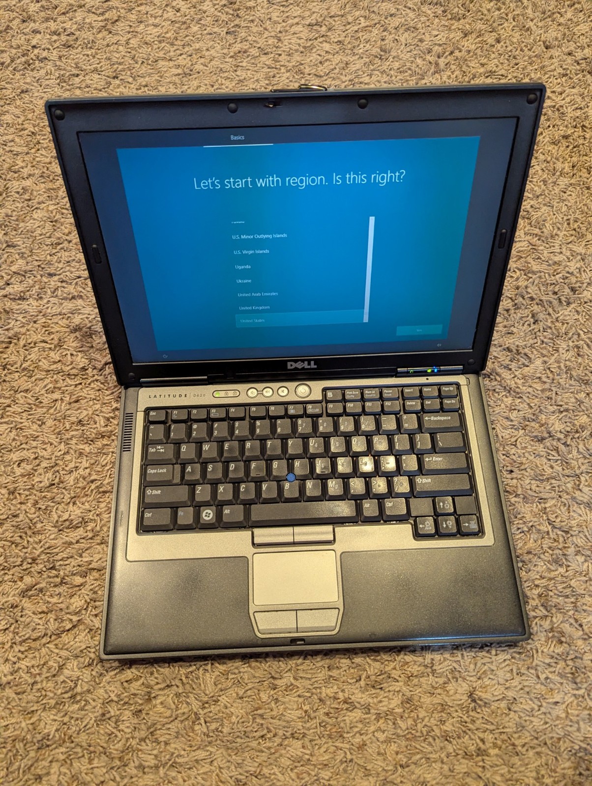 Dell Latitude D620 2.5GB RAM Laptop Windows 10 Pro, 240GB SSD – TESTED