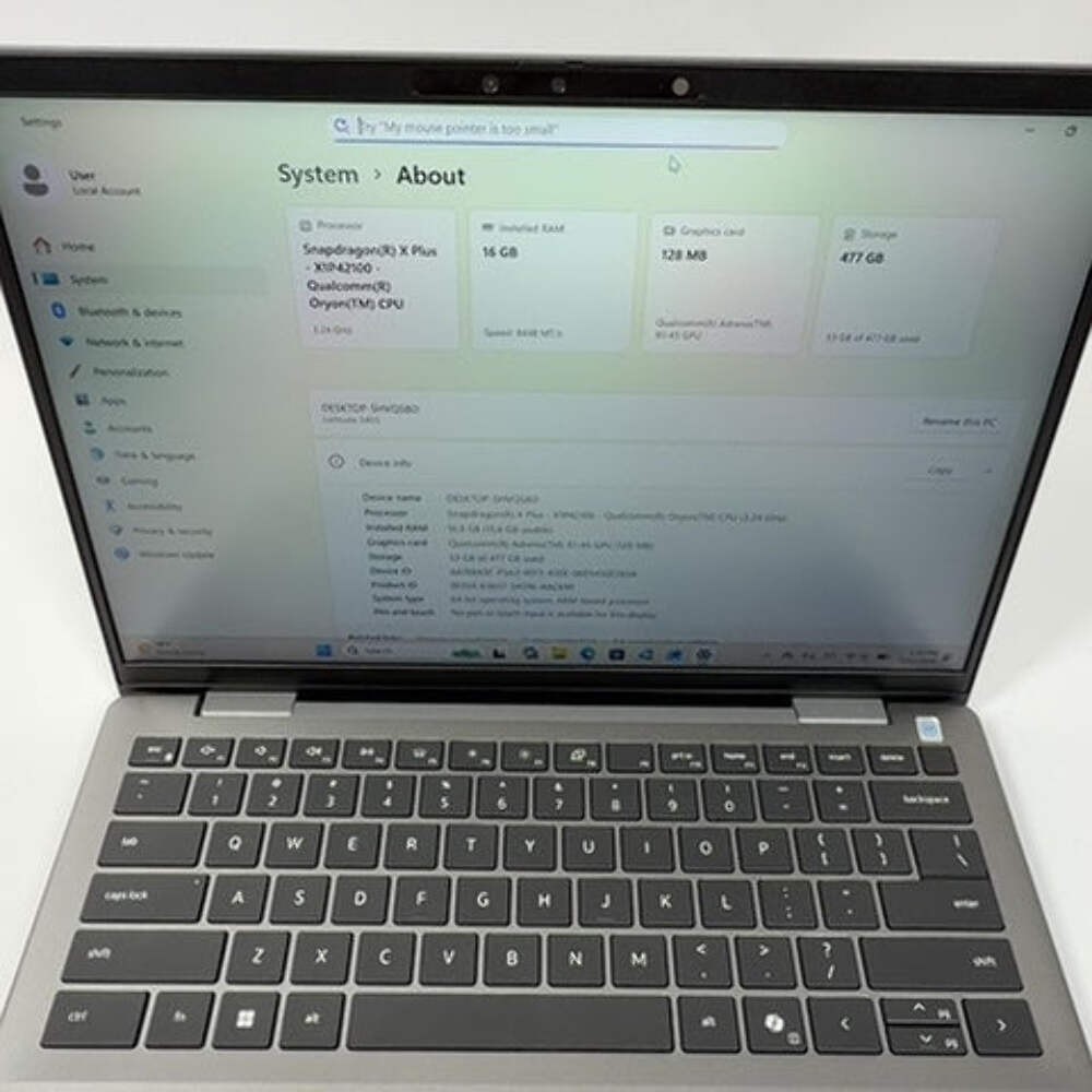 Dell Latitude 5455 14″ Snapdragon X Plus 3.2GHz 16GB RAM 512GB SSD