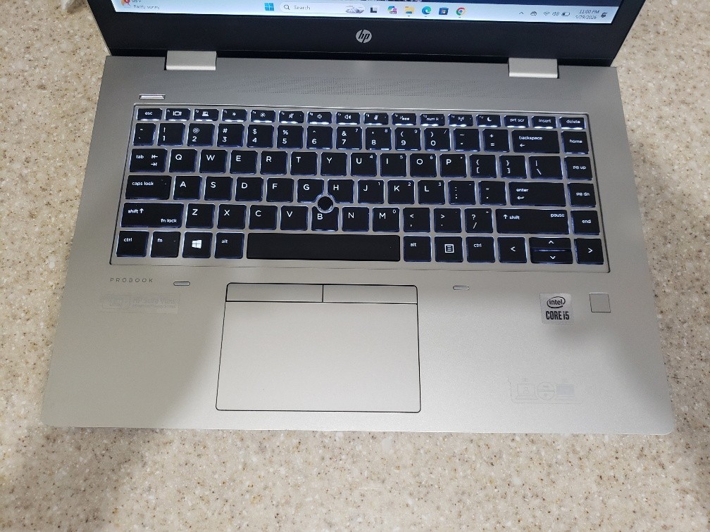 13.9″ HP PROBOOK 640 G7 CORE i5-10210U 256GB SSD 16GB RAM WIN 11 PRO LAPTOP