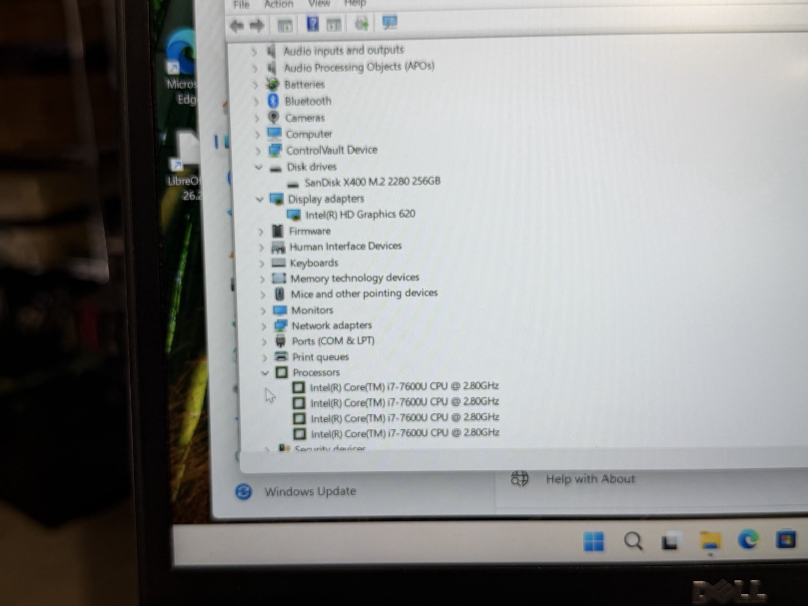Dell Latitude 7480 i7-7600U 8GB RAM 256GB SSD 14” Win 11 Pro + LibreOffice
