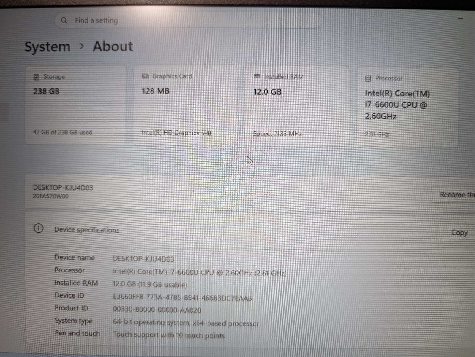 Lenovo ThinkPad T460s TouchScreen | i7 6th 12GB 256GB SSD | Backlit Win 11 Pro