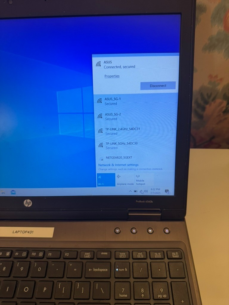 HP ProBook 6560b – i5-2450M / 4GB RAM / 180GB SSD / Windows 10