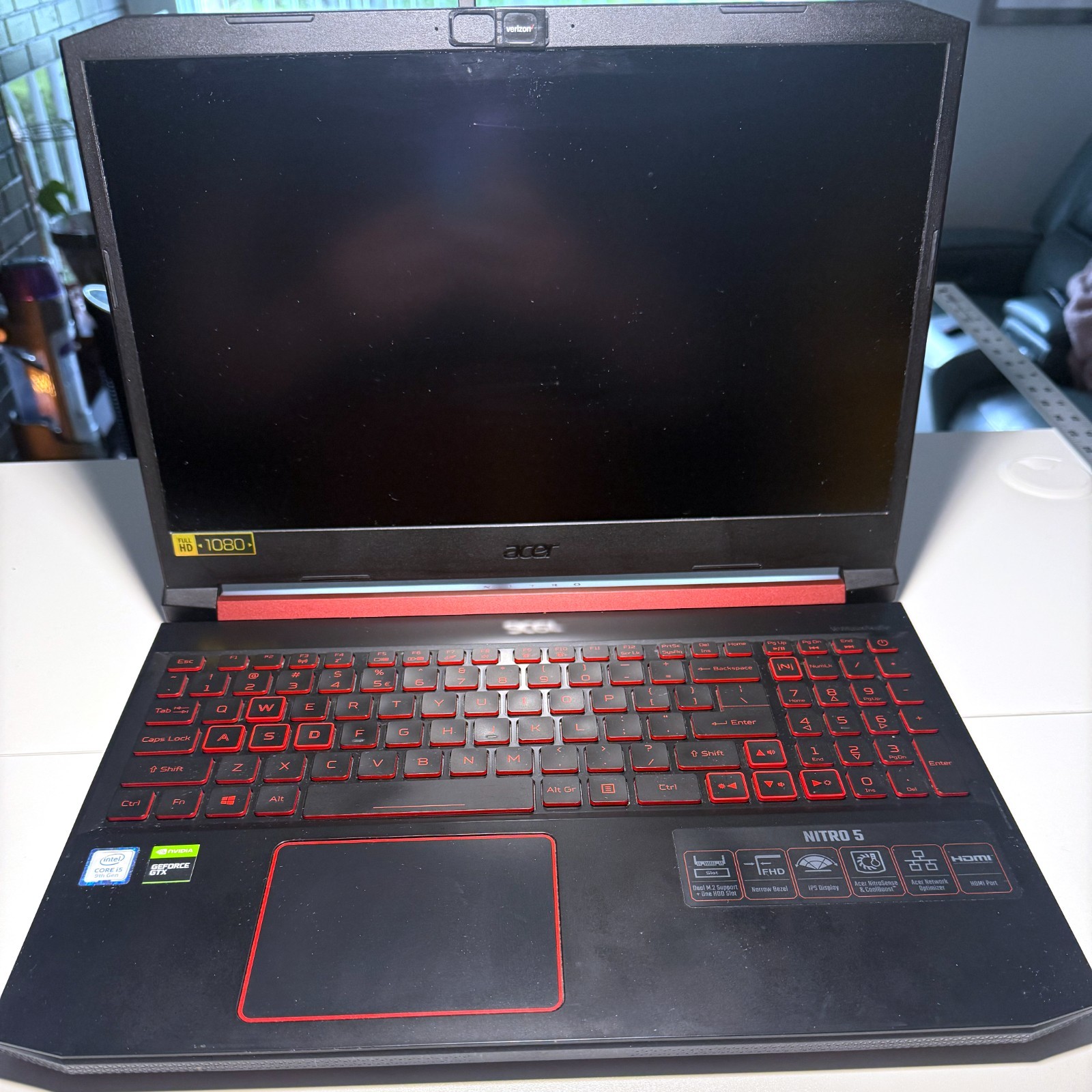 Acer Nitro 5 AN515-54-51M5 Gaming Laptop i5 9300H 2.4GHZ 16GB DDR4 128GB+1TB