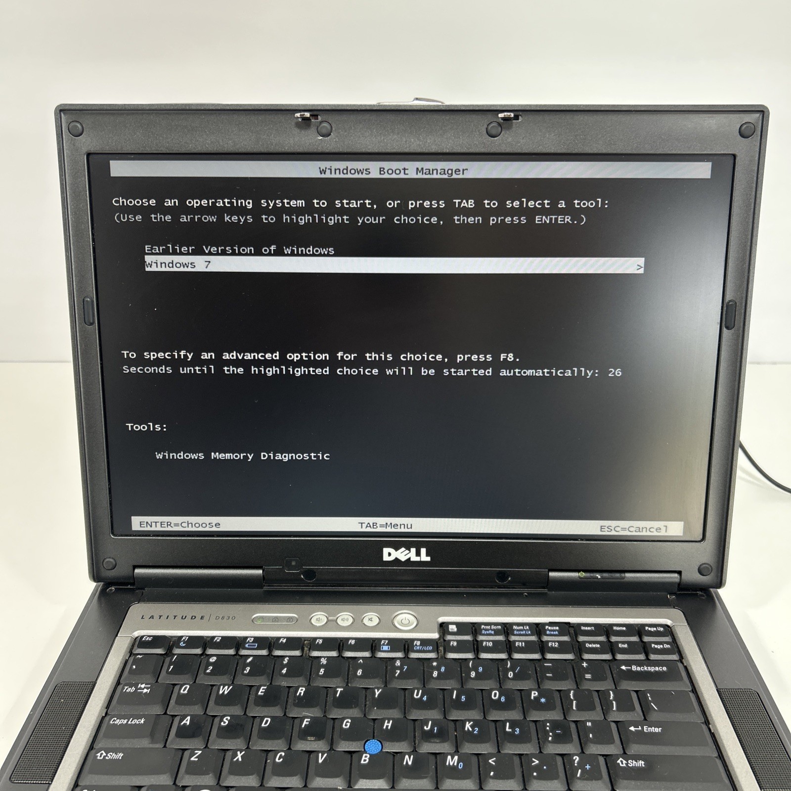 Dell Latitude D830 Core 2 Duo 2GB Ram 500GB HDD Win7Pro/WinXP Charger NO BATTERY