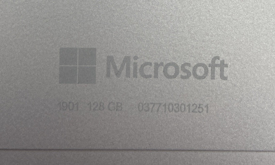 Microsoft Surface Go 2 1901 Pentium 4425Y @ 1.7GHz 8GB RAM 128GB NVMe W11H
