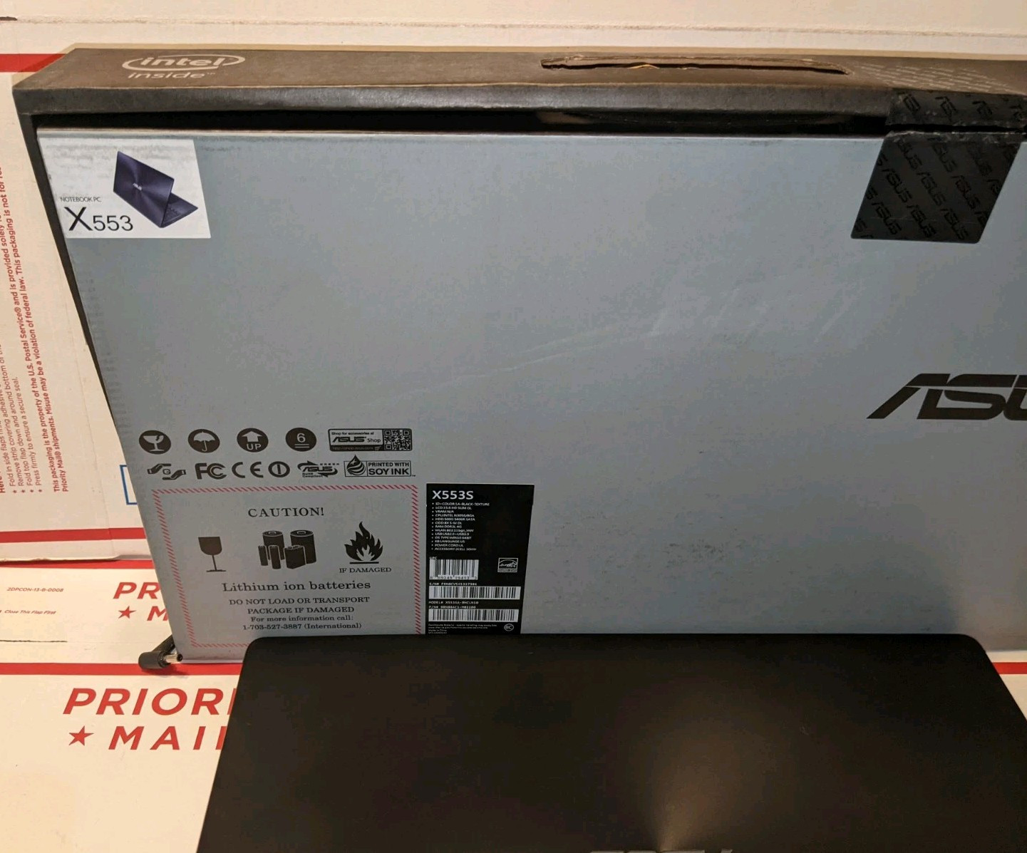 ASUS X553S 15.6” / Intel Dual Core N3050 @ 1.60GHz – Win10 – Black EXCELLE w/Box