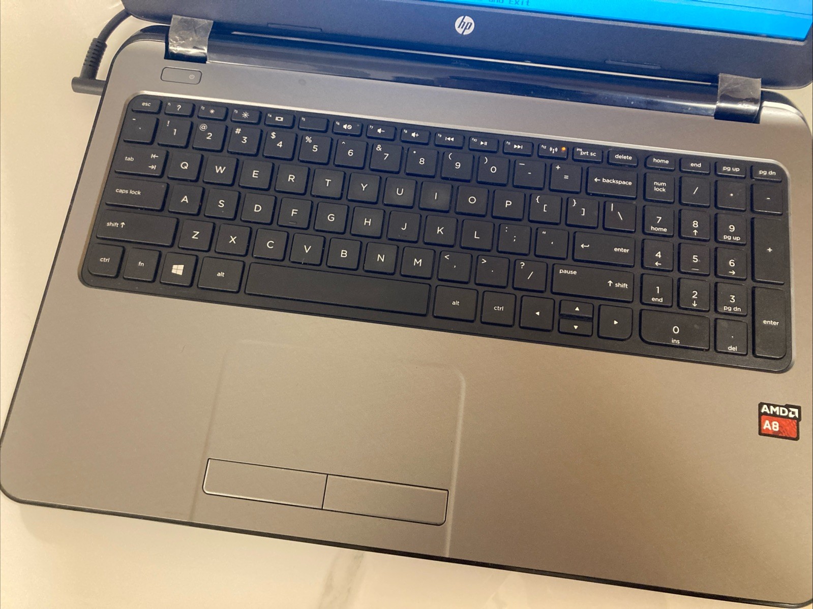 💻 HP Notebook 15-g023cl ⚙️ AMD A8-6410 Radeon R5 | 4GB RAM | No HDD | Boots Up