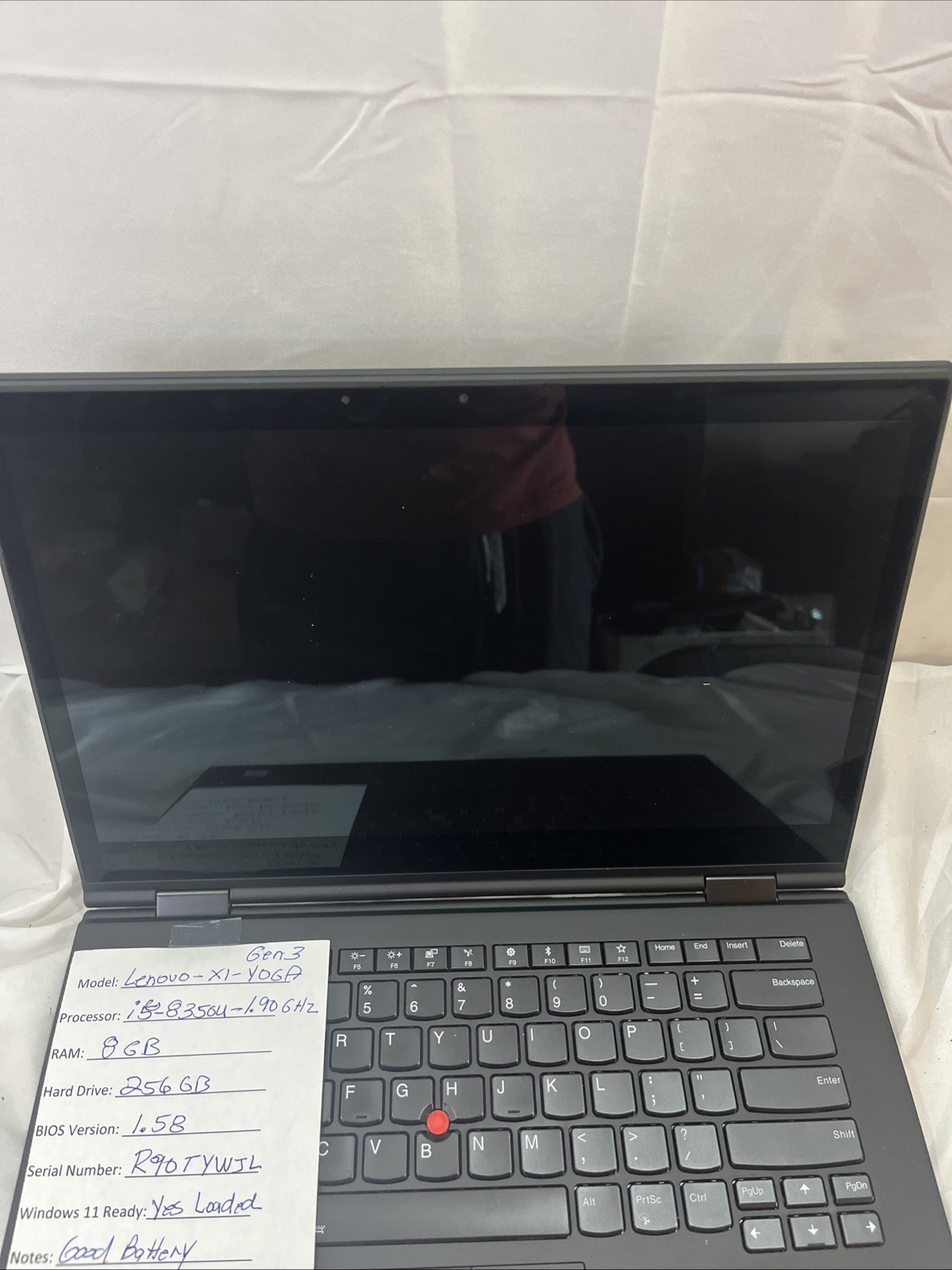 Lenovo ThinkPad X1 Yoga Gen 3 2-in-1 14″ | 1.70GHz i5-8350U | 8GB 256SSD