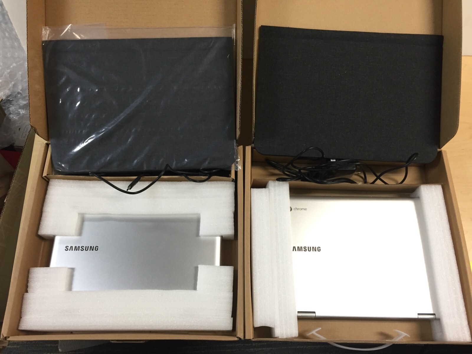 Lot of 2*PARTS*Samsung 520QAB-K04 12.2 Touch Chromebook/Intel 3965Y/4G/64GB eMMC
