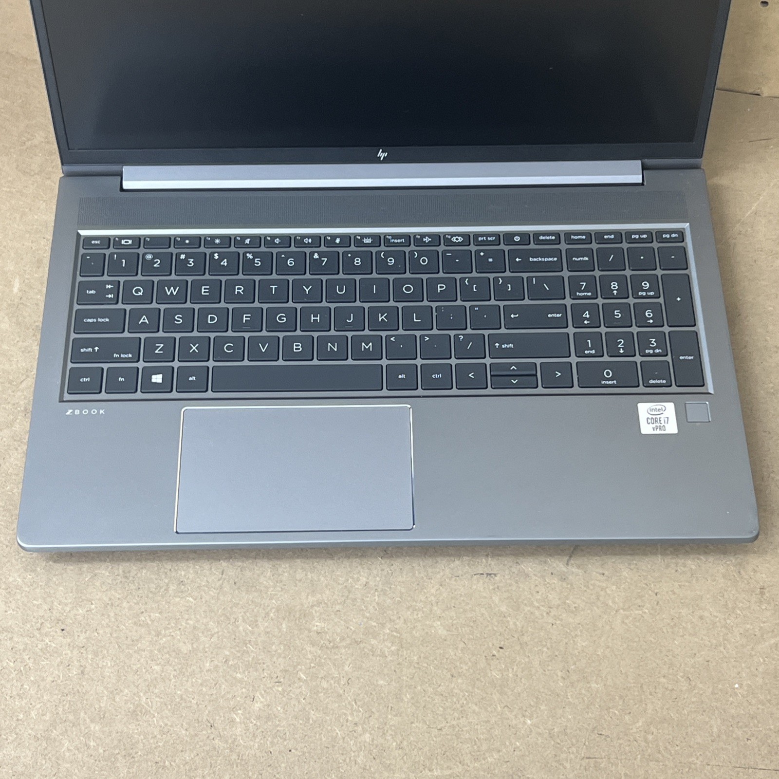 HP ZBook Power G7 i7-10850H 8GB Ram Quadro T1000 – Fair *No SSD/OS, Bad Batt*