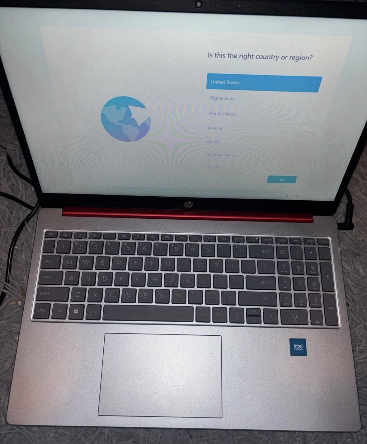 HP 15.6″, Laptop Intel Pentium Processor 4GB RAM, 128GB UFS, Scarlet Red, Window