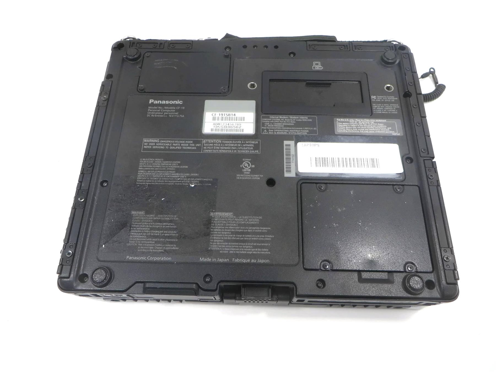 Panasonic CF-19 Core i5 U540 1.20GHz 4GB 500GB HHD – No Windows – 00 Hours