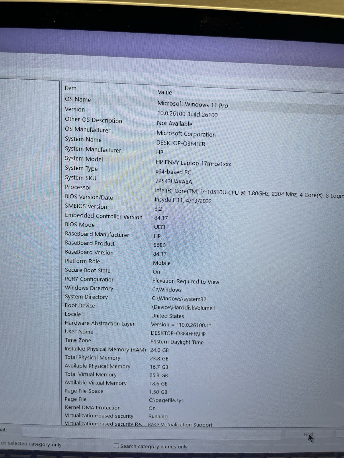 Hp Envy Laptop 17.3 Touchscreen, 500 GB NVMe M.2 SSD , 24 GB RAM, Nvidea 2 GB