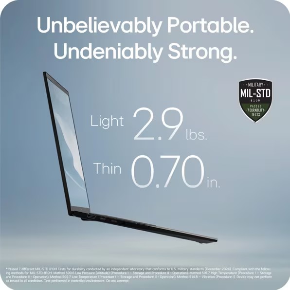 LG Gram 16 Lightweight Ultra 9 288V 32GB RAM 2TB SSD Windows 11 Touch Laptop
