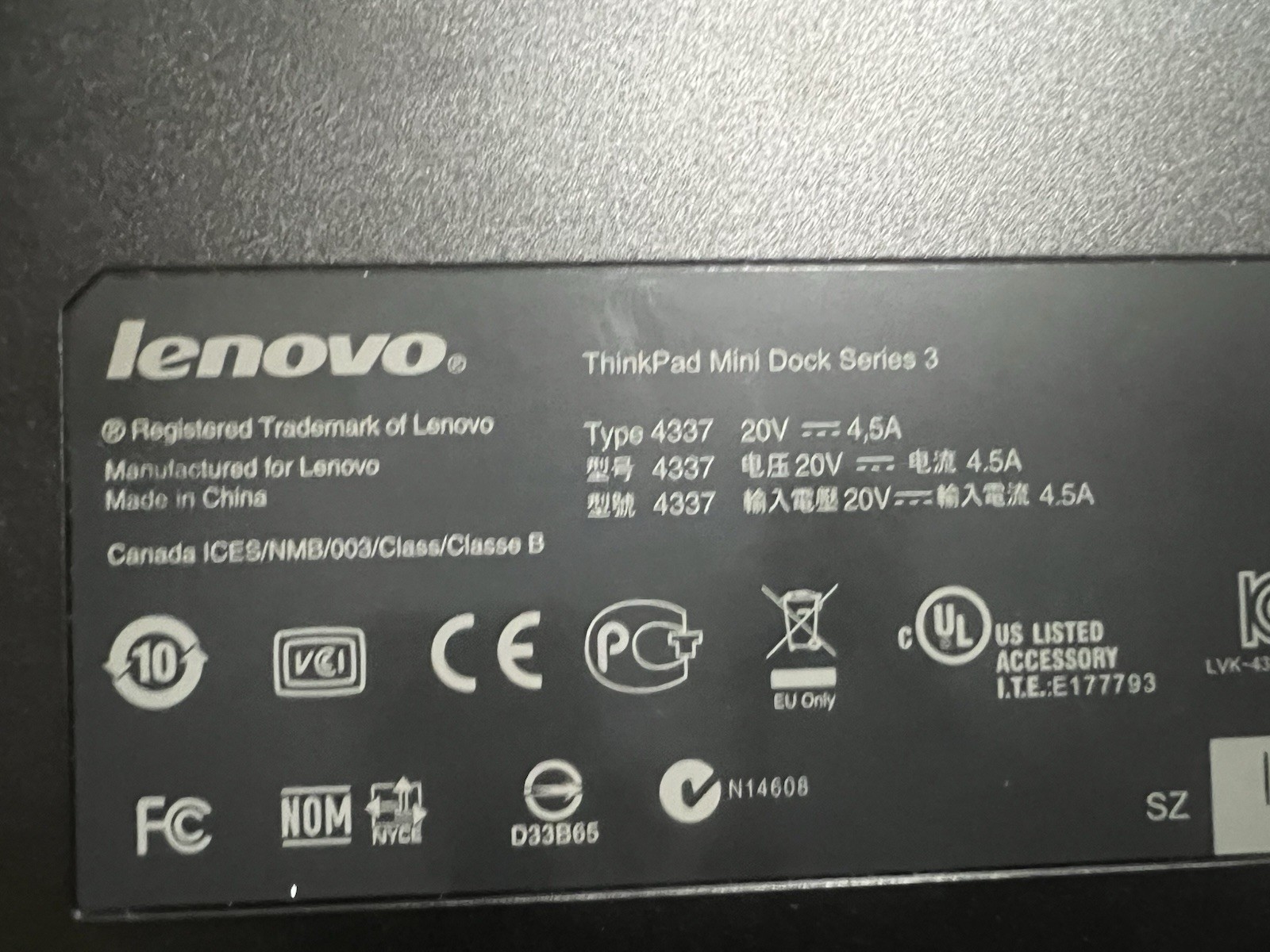 Lenovo ThinkPad X230 12.5″ Core i5 8GB RAM 500GB PNY SSD Mini Dock Plus Series 3