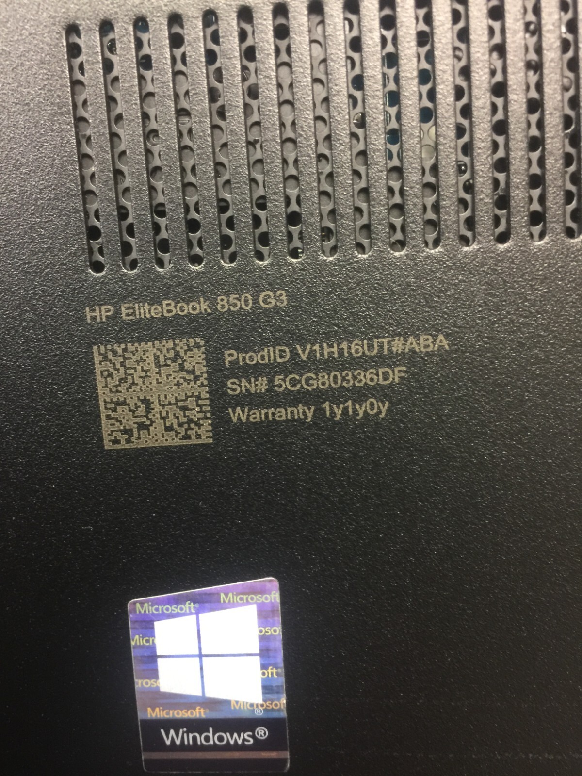 HP EliteBook 850 G3 15.6″ 480 GB SSD Core i5 6th gen 2.30GHz 16 GB RAM