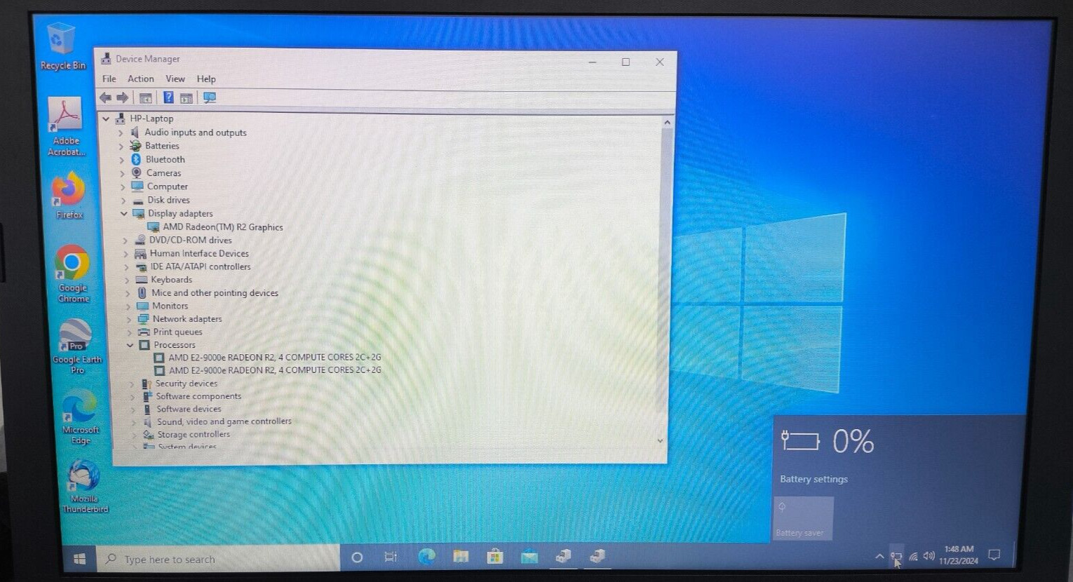 HP NOTEBOOK 255 G6 15.6″ AMD WINDOWS 10 PRO Works great